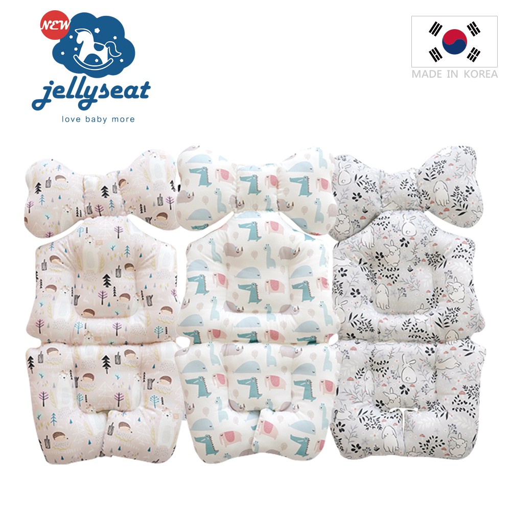 【韓國jellyseat】全方位3D超彈力 嬰兒推車座墊(透氣排汗)_2020新款/多色可選
