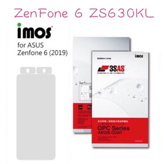 免運 imos 3SAS ASUS ZenFone 6 ZS630KL雷射切割完美貼合螢幕保護貼