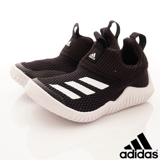 adidas>愛迪達襪套輕量透氣運動鞋2607/黑(中小童段)16.5cm-21cm