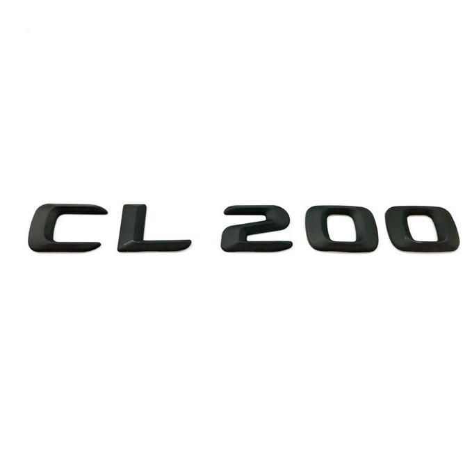 【JR 佳睿精品】BENZ 賓士 尖型 CL200 消光黑 霧面黑  後箱 字體 字貼 標誌 高度23mm