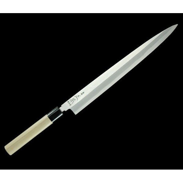 一鑫餐具【正本MASAMOTO本霞・玉白鋼 柳刃300mm KS0430】日本料理專用刀具生魚片刀