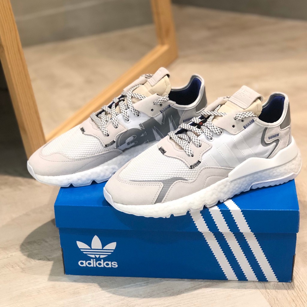 [ NASA SHOP ] ADIDAS X 3M NITE JOGGER 米白灰 EE5885