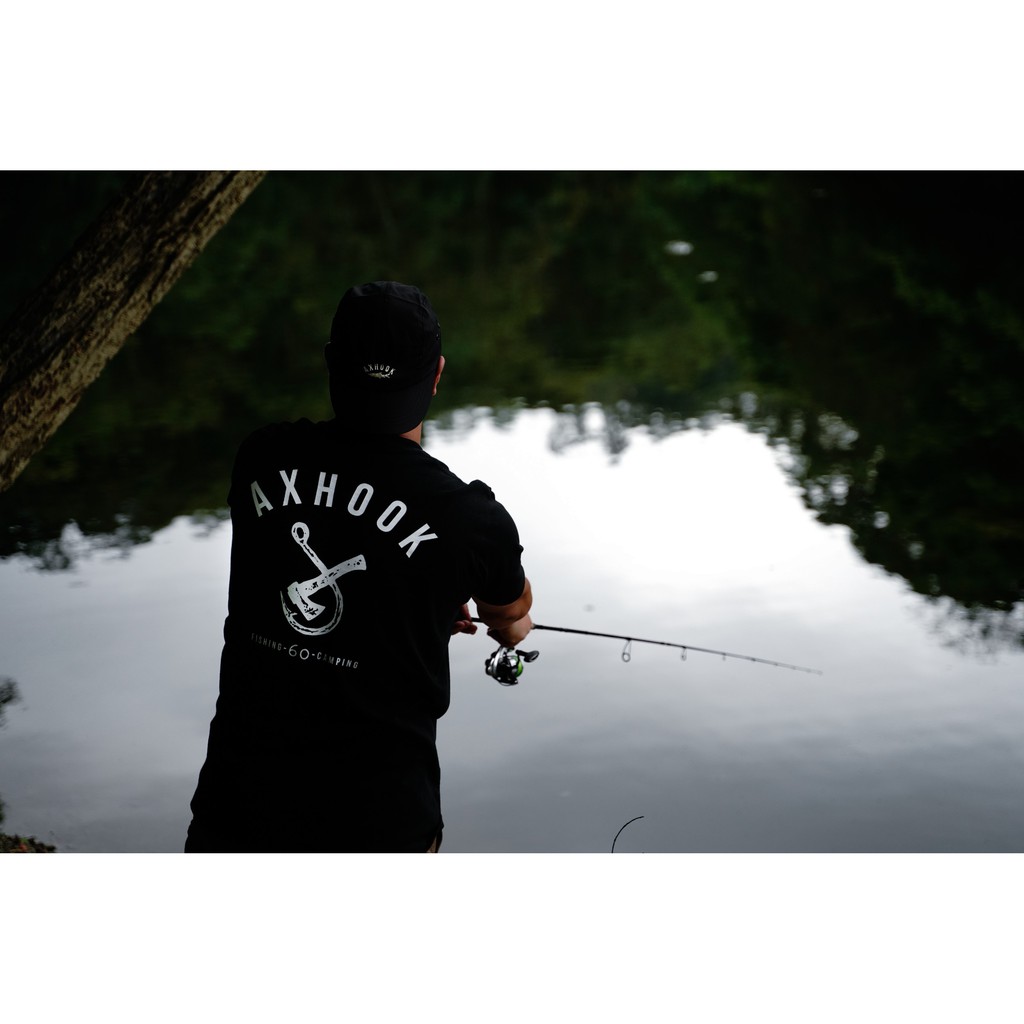 ::AXHOOK::  LOGO  T-SHIRT   FISHING&amp;CAMPING 釣魚 露營 服飾配件