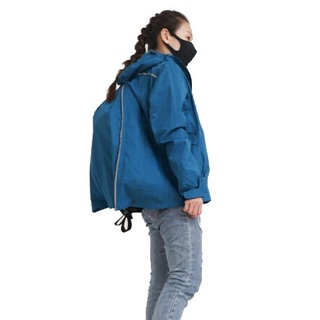 奧德蒙 Outperform 揹客 Packerism ULT 夾克式揹包款衝鋒雨衣 日本藍 單上衣 兩件式《淘帽屋》