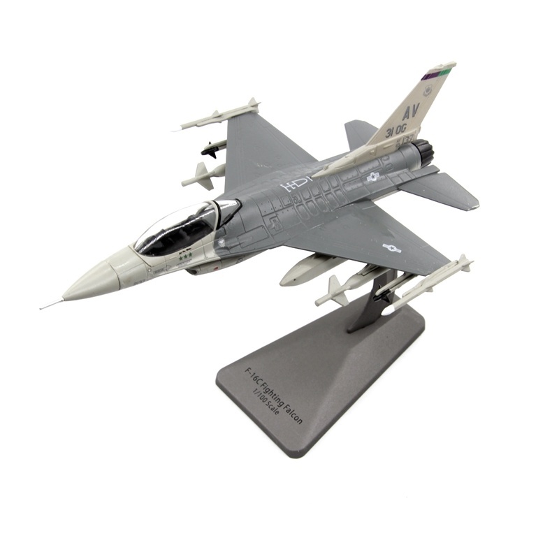 AF1美國空軍F-16C戰隼戰鬥機第31聯隊 F16合金成品飛機模型1/100