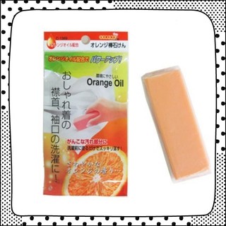 日本製 代購 不動化學 天然橘子油 衣領 袖口 去污皂 Orange Oil 橘油強效 去污棒100g 居家小物 推薦
