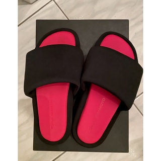 🟨二手正貨🟨 阿迪達斯adidas Y-3 Slide 減震橡膠底厚底拖鞋 尺寸：UK4