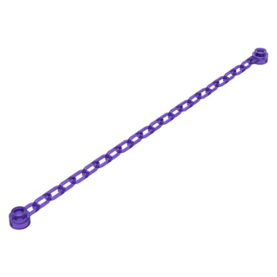樂高 Lego 透明 紫色 16-17L 鍊子 21節 鎖鏈 鍊子 30104 Trans-Purple Chain