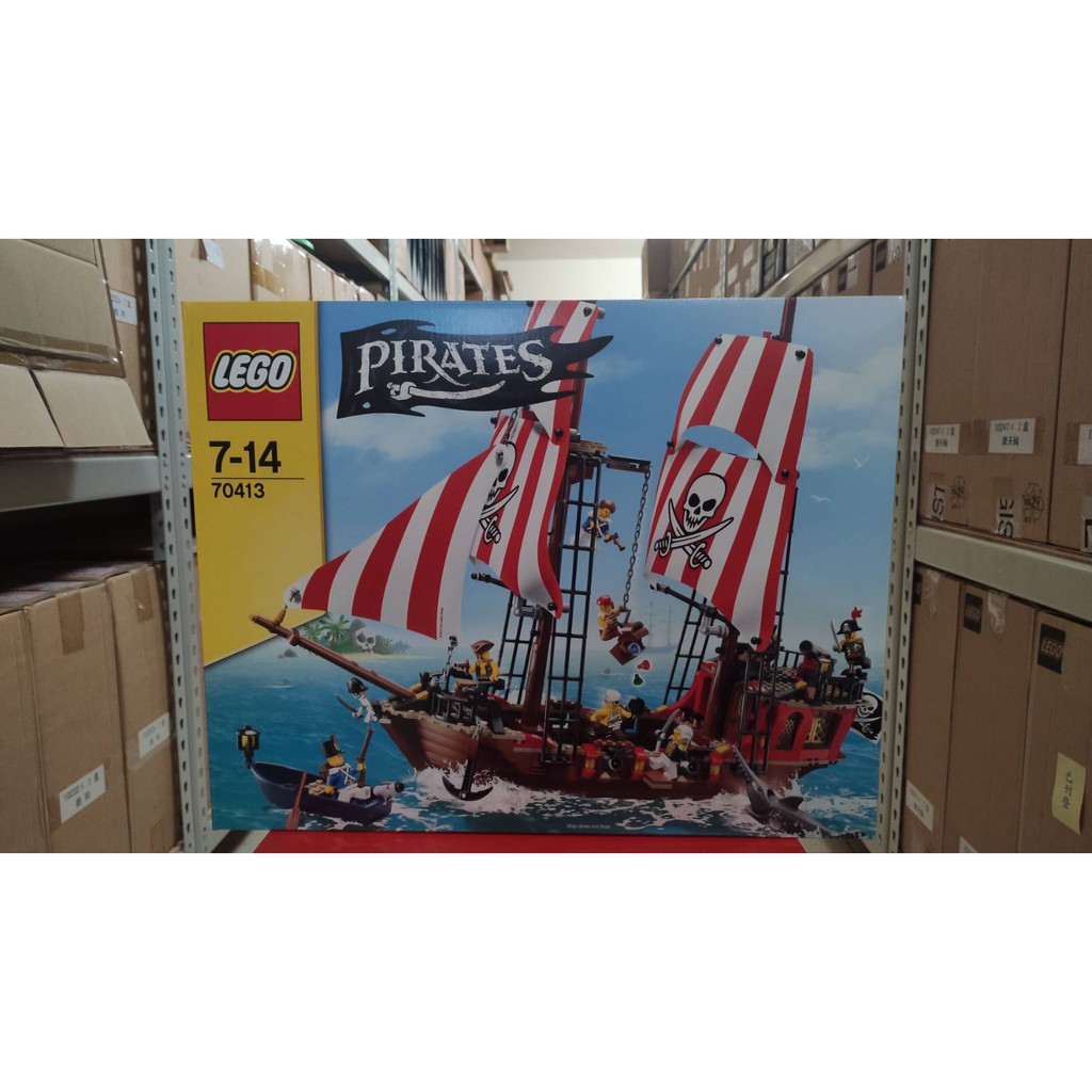 全新未拆 絕版品 樂高 LEGO 70413 官兵海盜系列 海盜船  現貨可面交