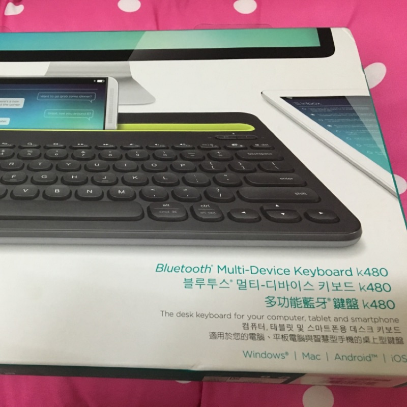 羅技 藍芽鍵盤 K480 全新 黑色