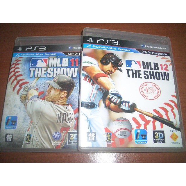PS3 美國職棒大聯盟12 MLB12 &amp; MLB11 ~支援 3D 電視 MOVE動態感應器 Eye 攝影機 ~ 非PS4 2K16 2K17 2K15