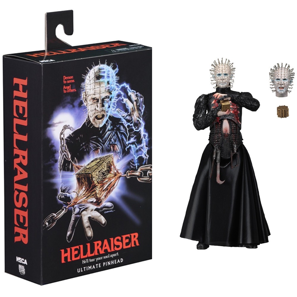 杯麵!# 售完! 盒況不佳  NECA 養鬼吃人 Hellraiser 針頭鬼 7吋可動人偶