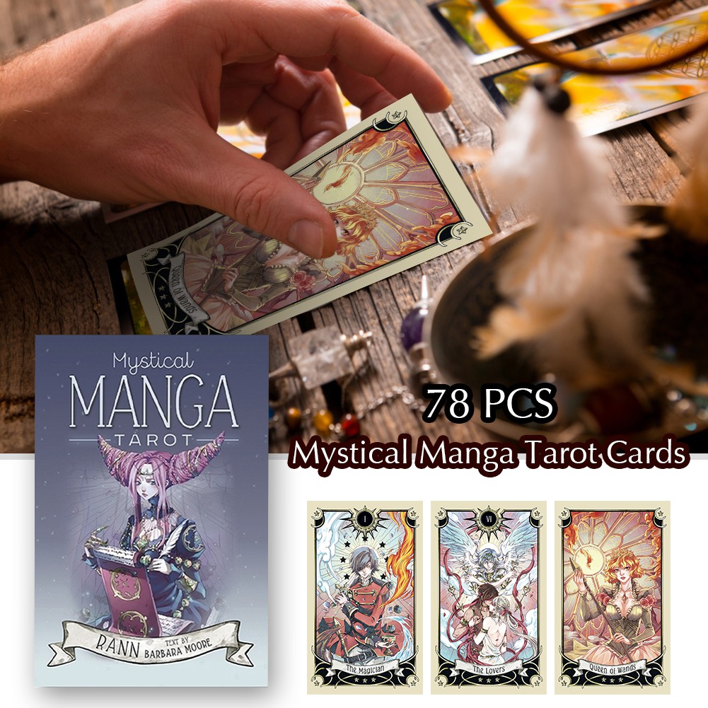 Sanmubo 神秘漫畫塔羅牌mystical Manga Tarot Cards 78張卡牌 蝦皮購物