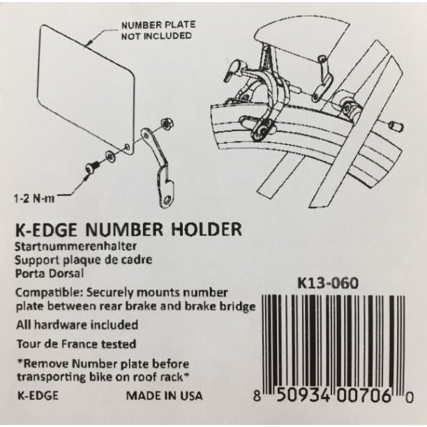 k edge number holder