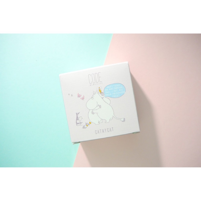 【現貨】嚕嚕米 CODE X MOOMIN 2 聯名彩妝-亮白雙色氣墊粉餅