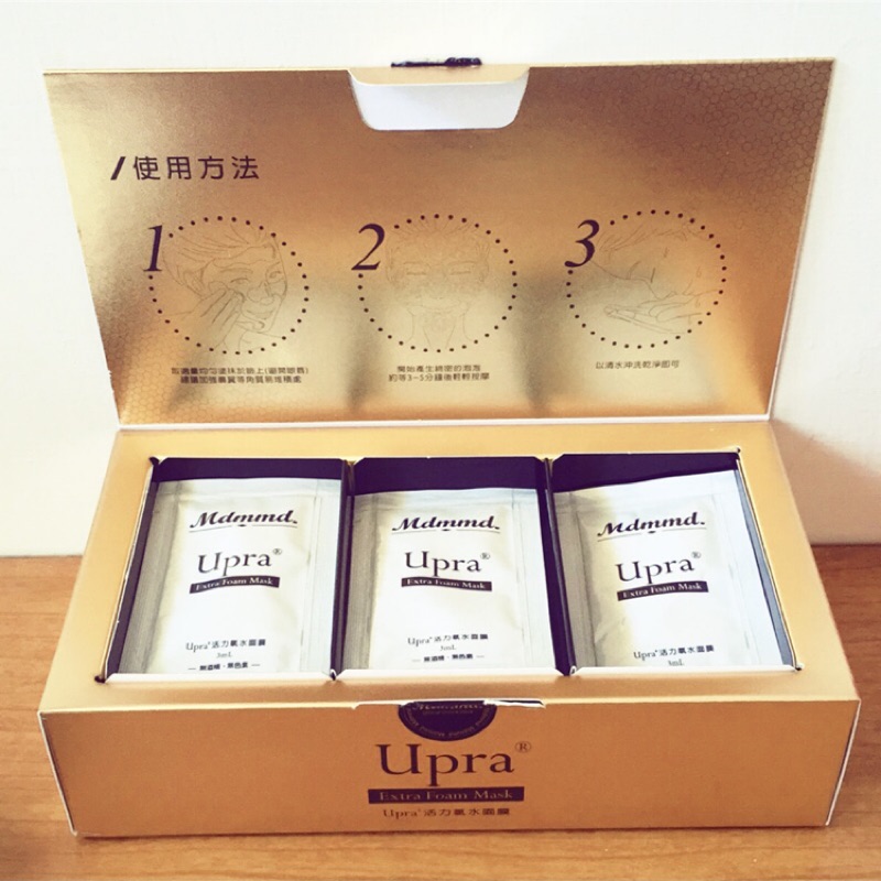 Mdmmd. Upra 活力氧水面膜 1盒30入(已拆封使用過1包餘29入)