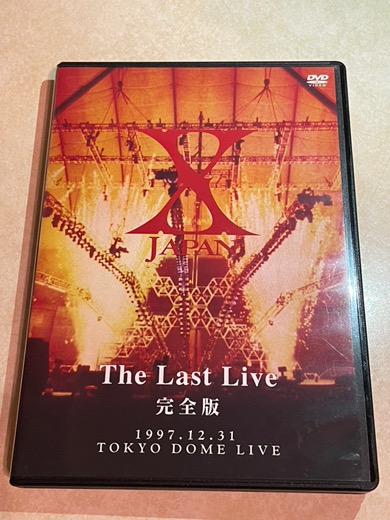 日版正版X JAPAN THE LAST LIVE 完全版DVD / 1997.12.31 XJAPAN 最後