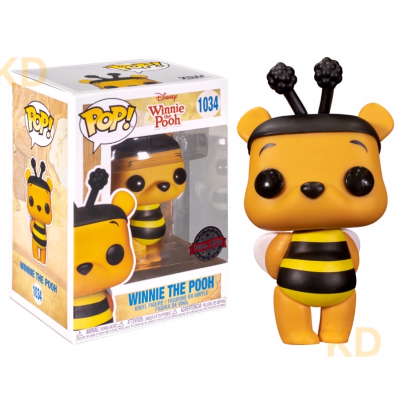 🌟FUNKO POP 公仔 特別款 #1034 迪士尼 小熊維尼 小熊維尼蜜蜂版 DISNEY聯名 WINNIE 玩具