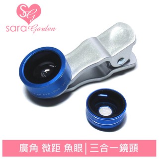 PICKOGEN 三合一 廣角鏡頭 0.63x廣角 15x微距 魚眼 自拍神器 手機 夾式 鏡頭