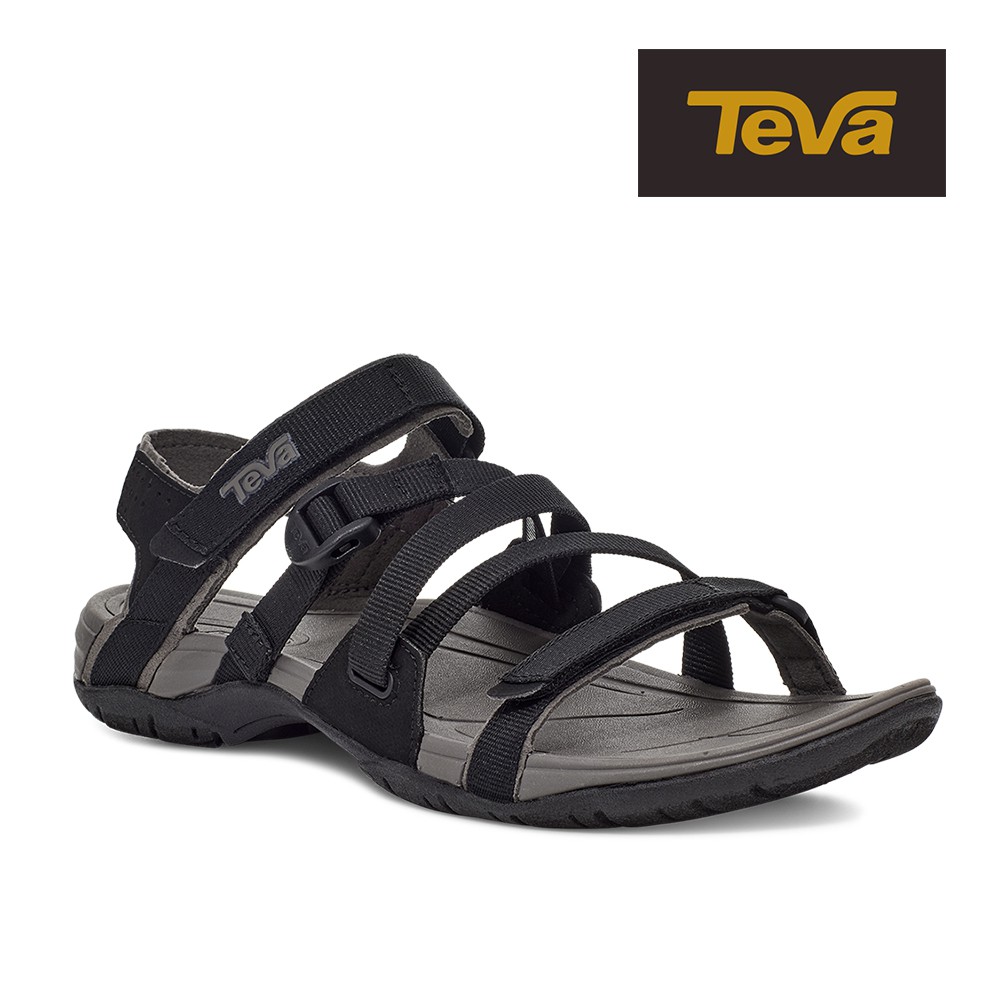 【TEVA】女 Ascona Sport WEB 運動休閒多功能織帶涼鞋/雨鞋/水鞋-黑色 (原廠現貨)