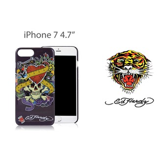 ☆韓元素╭☆ED HARDY iPhone 7 8 SE 縫紉骷髏 4.7吋 SEW LKS 保護殼 亮面 背蓋