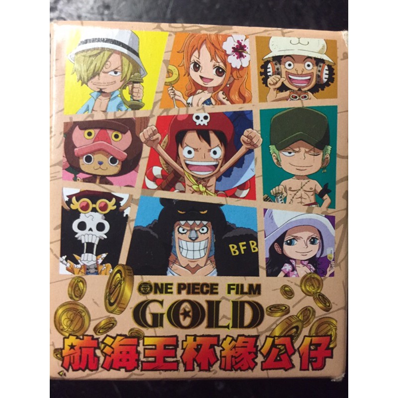 萊爾富 航海王杯緣公仔 GOLD喬巴 全新（絕版 One Piece 海賊王）