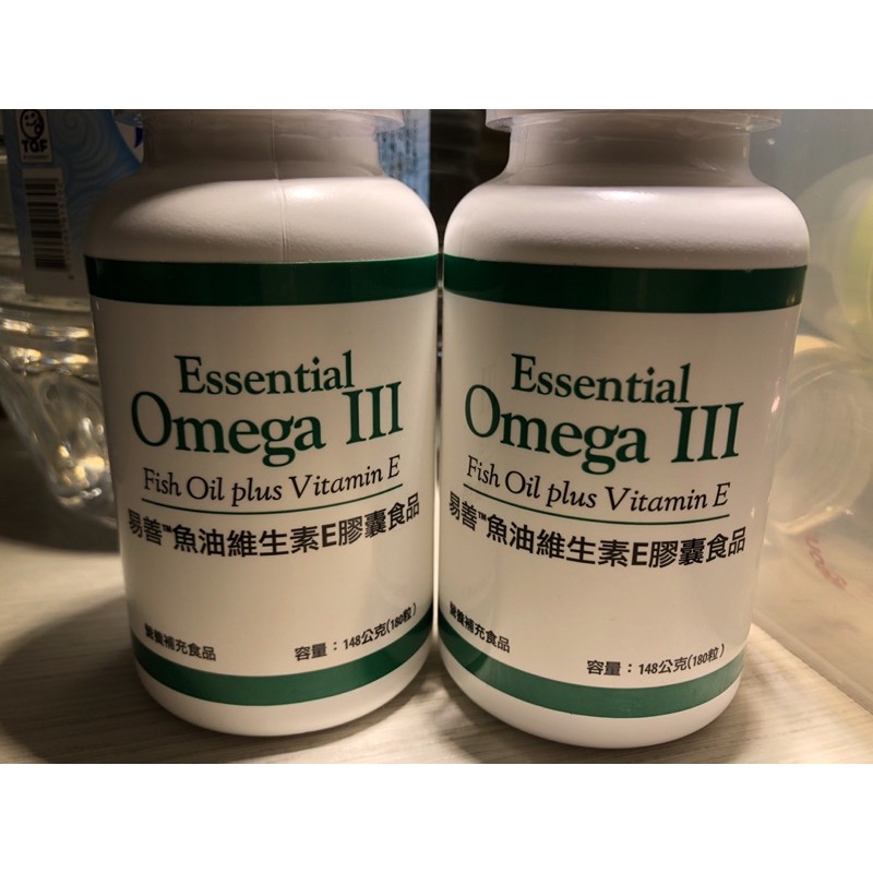 美安 Omega III 魚油維生素E膠囊食品