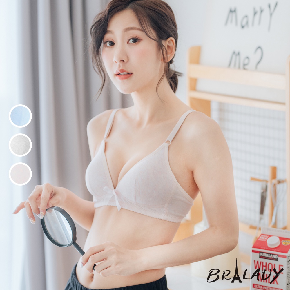 波蕾妮｜輕透日光 立體無痕薄杯無鋼圈32-38【M127】少女內衣 學生內衣 深V 透氣 媽媽內衣 低脊心 6