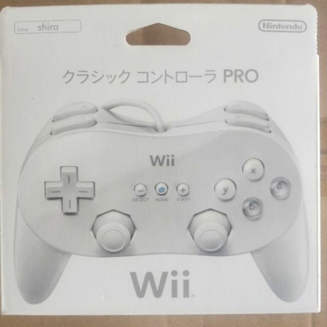二手良品 原廠wii一代 二代pro經典有線手柄傳統式搖桿手把遊戲手柄wii U可用 歡迎高雄自取 蝦皮購物