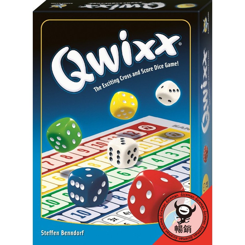 骰子人桌遊-(送補充紙1本)快可思 Qwixx(繁)或然率.數學應用.決策判斷