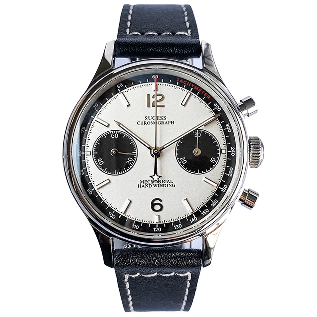 AF Store* Sugess Chrono Heritage SUPAN001SN 眼計時手錶 機械錶 星星 紅秒針