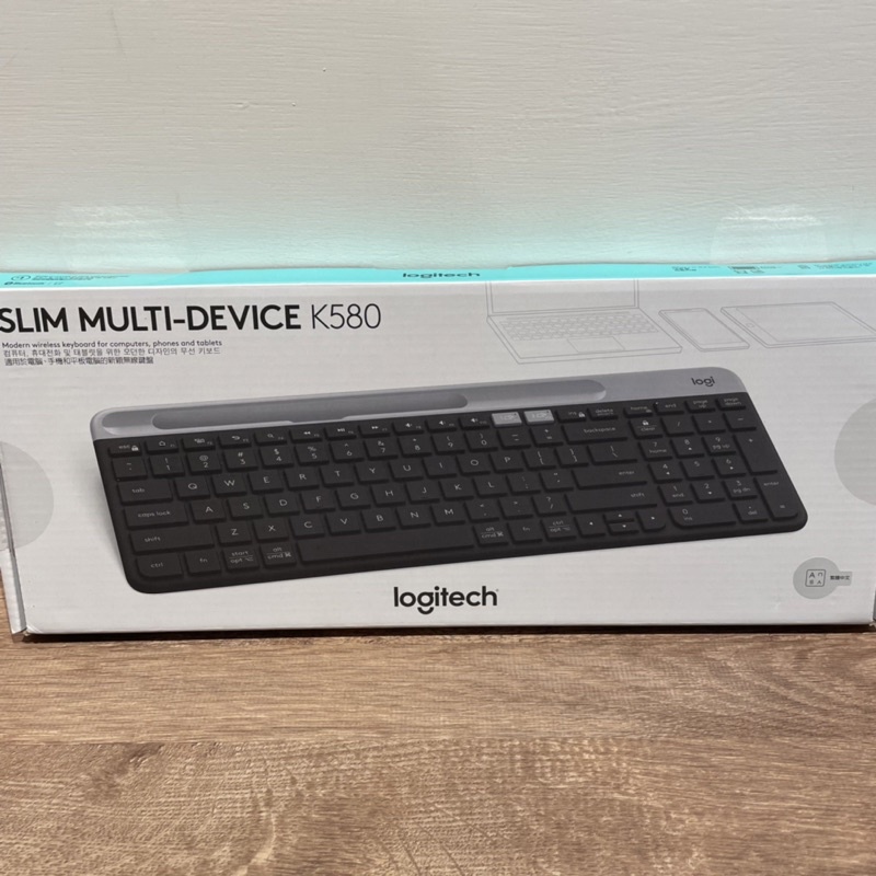 [二手] 羅技 Logitech K580 超薄跨平台無線藍牙鍵盤 (石墨灰)