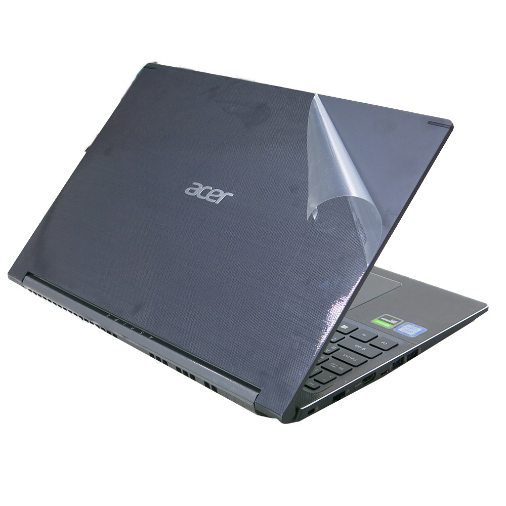 【Ezstick】ACER A715-74G 透明菱格紋機身保護貼(含上蓋貼、鍵盤週圍貼) DIY 包膜