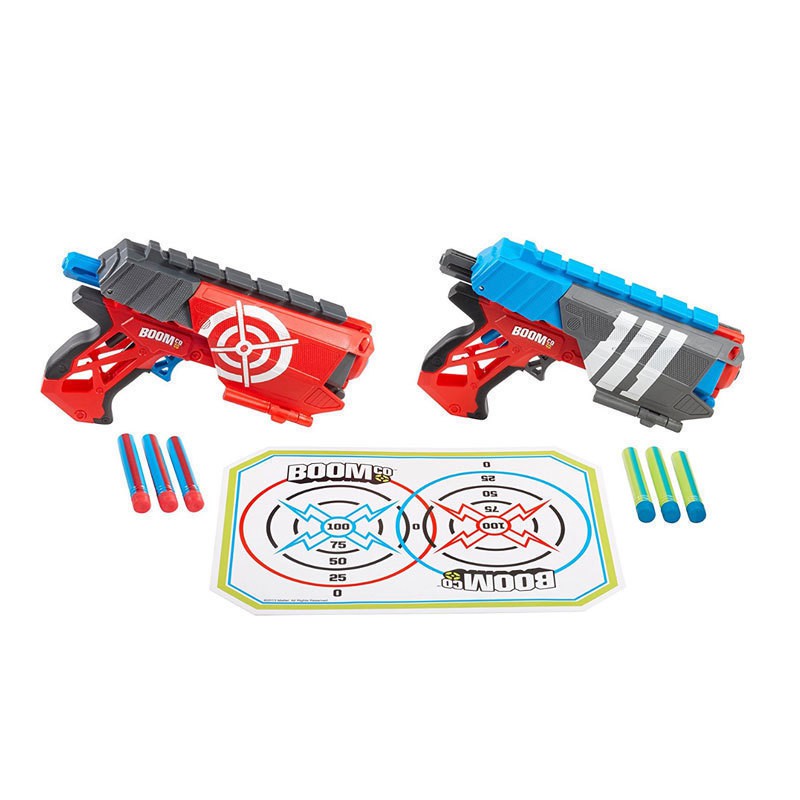 美泰火線營BoomCo 遠程勇士對戰玩具槍軟彈雙槍兒童玩具男孩子| 蝦皮購物