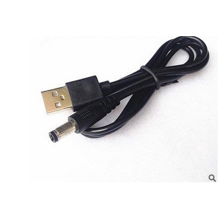 🇹🇼拉拉Lala's 1米全銅USB轉DC5.5*2.1mm DC電源充電線USB對直流數據線