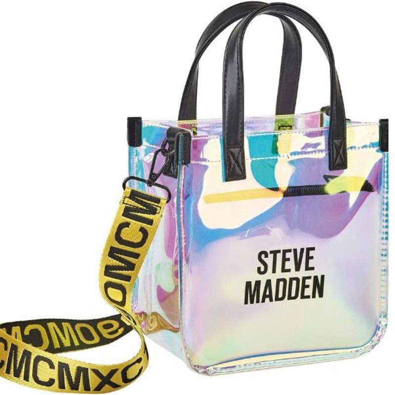 ❤現貨❤Steve madden 透明炫彩側背包