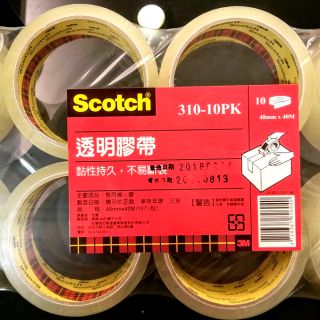 3M Scotch 48mm封箱用透明膠帶