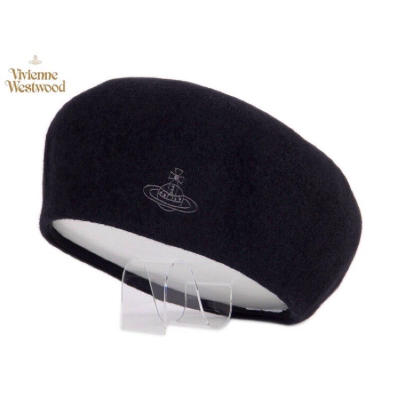 日本代購|| Vivienne westwood 羊毛刺繡貝雷帽| 蝦皮購物