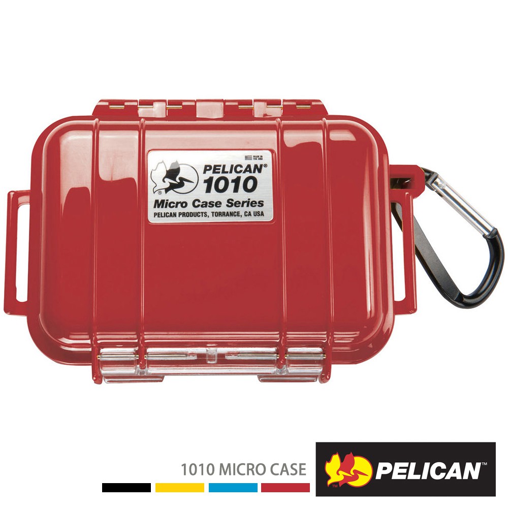 PELICAN 派力肯 1010 Micro Case 微型防水氣密箱 紅