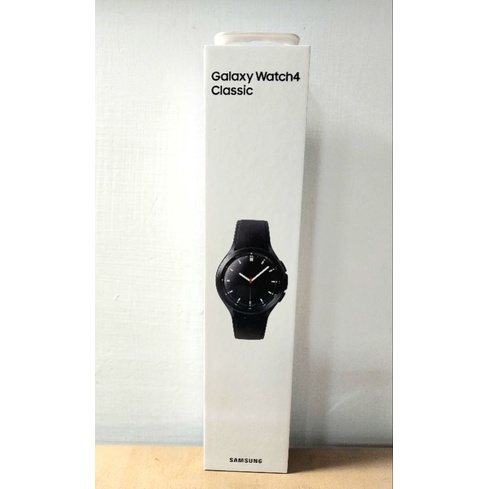 &lt;全新未拆&gt;Samsung Galaxy Watch4 Classic 46mm藍芽-黑