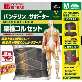 日本代購 日本製 V型加壓護腰 腰椎 強力固定 各國連線代購