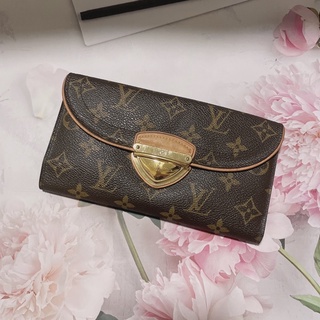 💝 二手專區🥰 LV M60123經典Monogram印花壓釦長夾