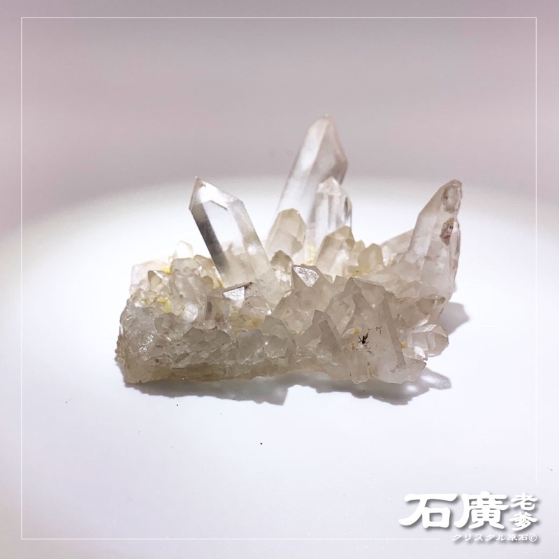 石廣老爹｜療癒原礦·天然水晶-白水晶簇、菊花晶簇