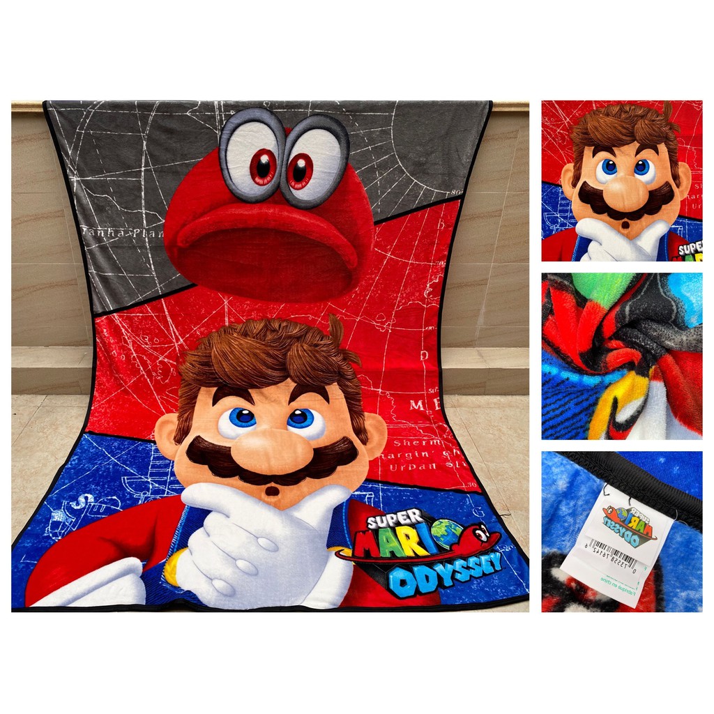 [現貨]超級瑪莉 瑪利歐 Nintendo 馬力歐兄弟 Super Mario 毛毯 午睡毯 宿舍學生毯 交換 生日禮物