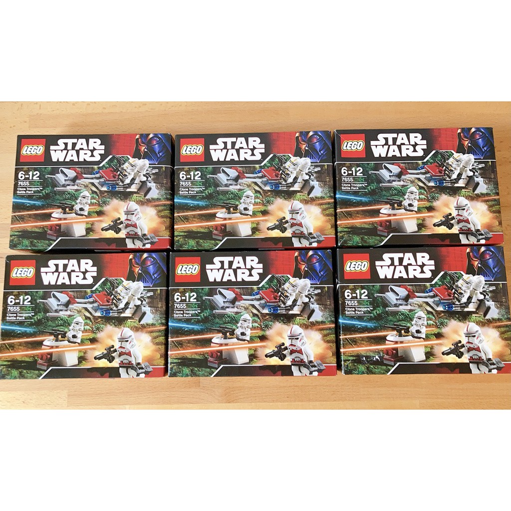 LEGO 樂高 星戰 7655 徵兵包 全新未拆 6盒一起賣不拆賣