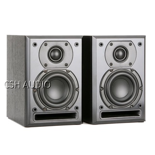 監聽喇叭 被動式 二音路發燒音箱 監聽級 HIFI 4吋 木質音箱 2.0聲道