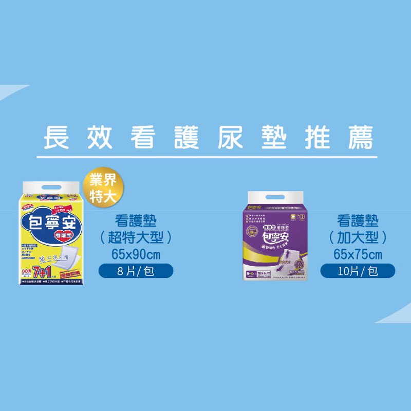 包寧安舒適棉柔看護墊65 90cm 8片x16包 箱 蝦皮購物