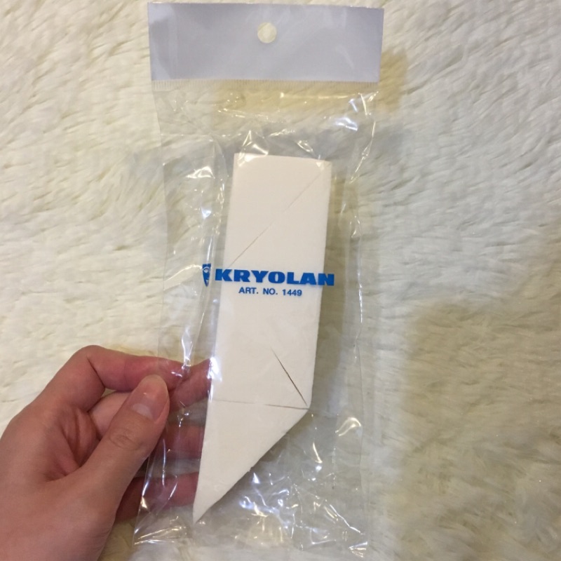 歌劇魅影kryolan三角海綿 蝦皮購物