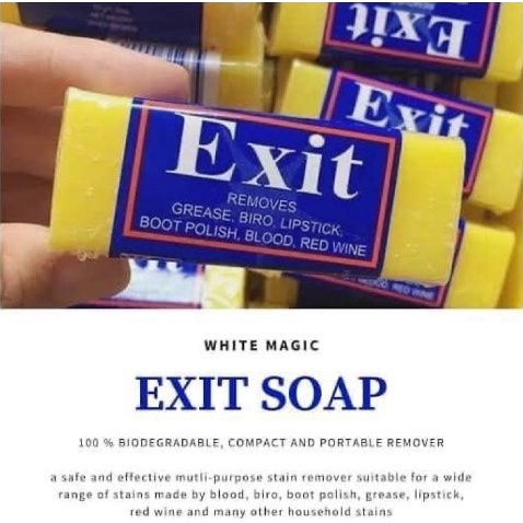 現貨 澳洲Exit Soap 神奇去漬橡皮擦 萬用去漬皂 澳洲去漬皂 澳洲去汙皂 50G