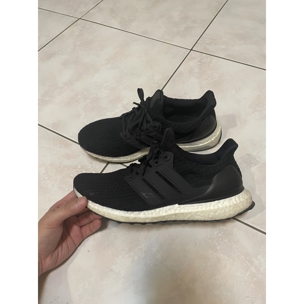 【Adidas Ultra Boost 4.0】 黑白 緩震透氣運動鞋 跑步鞋 男鞋 YYJ606004